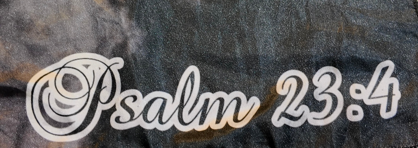 Psalms 23:4 (Walking Through the Valley) Scarf